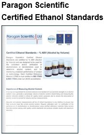 Paragon Scientific Certified Ethanol Standards
